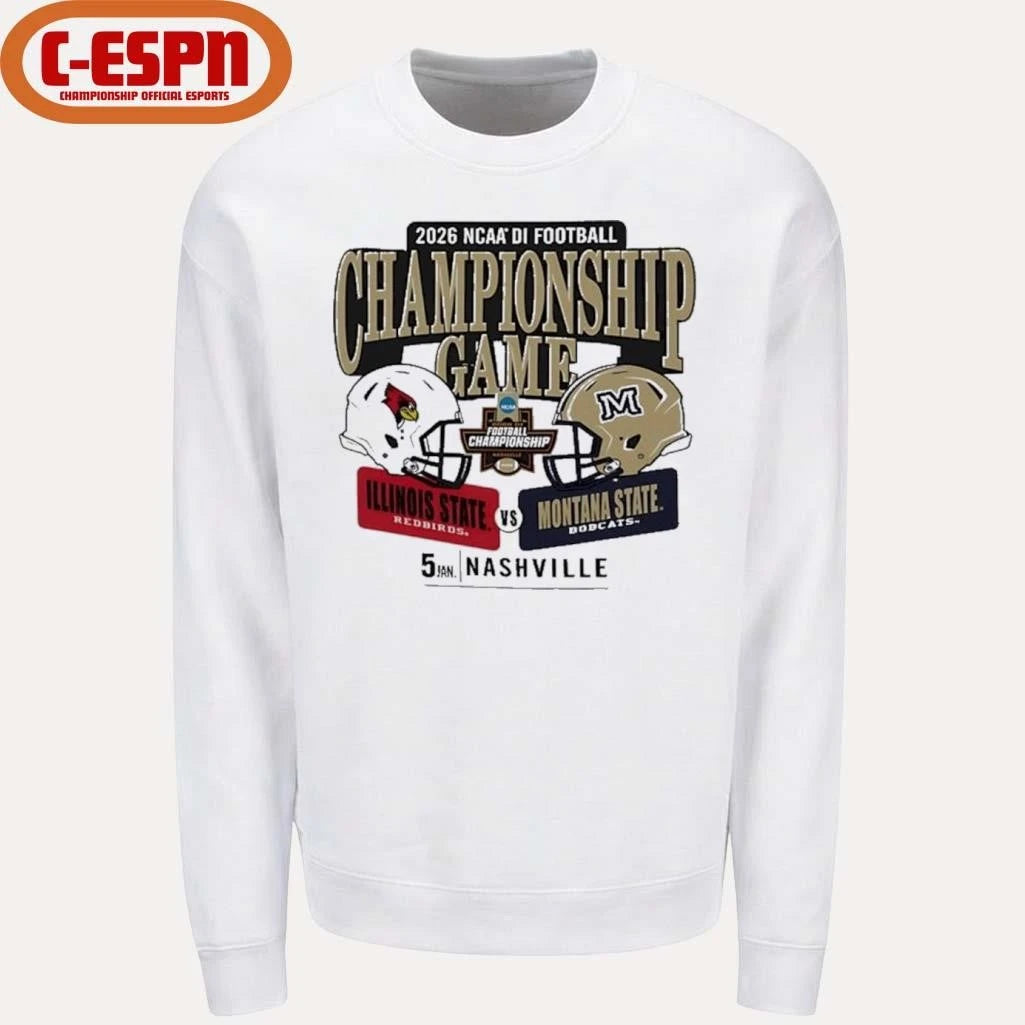Official Illinois State Vs Montana State FCS DI Football Championship Game Shirt