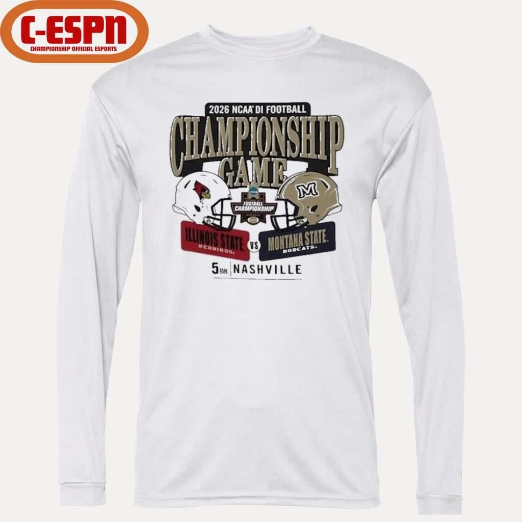 Official Illinois State vs. Montana State January 5, 2026 NCAA Division I Football Championship Game T-shirt