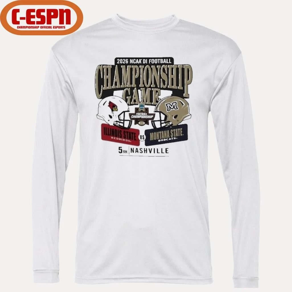 Official Illinois State vs. Montana State January 5, 2026 NCAA Division I Football Championship Game T-shirt