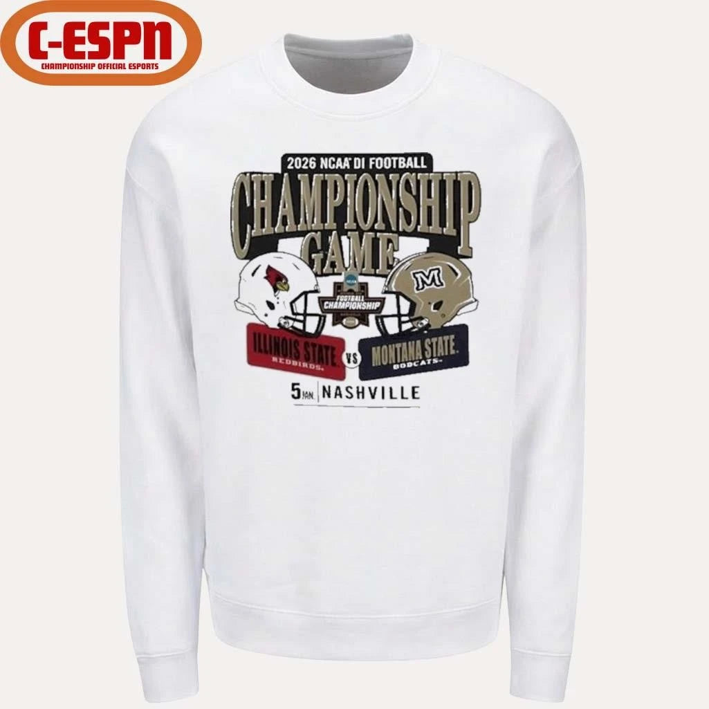 Official Illinois State vs. Montana State January 5, 2026 NCAA Division I Football Championship Game T-shirt