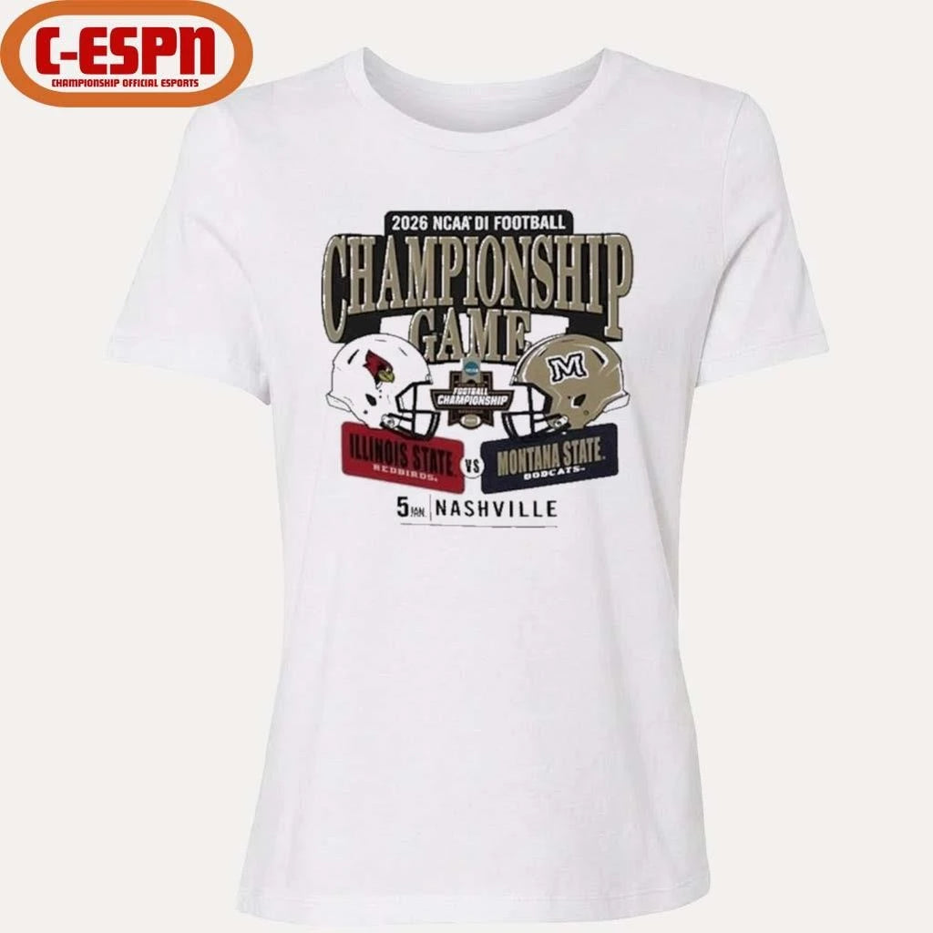 Official Illinois State vs. Montana State January 5, 2026 NCAA Division I Football Championship Game T-shirt