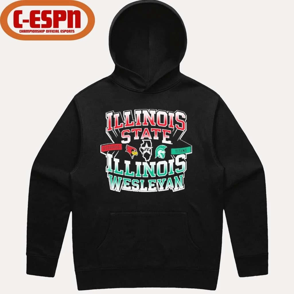 Official Illinois Wesleyan Redbirds vs Illinois Wesleyan Titans Basketball Shirt