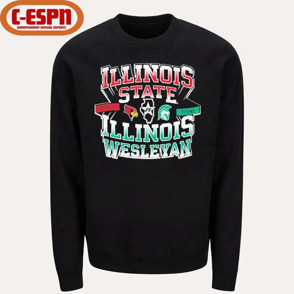 Official Illinois Wesleyan Redbirds vs Illinois Wesleyan Titans Basketball Shirt