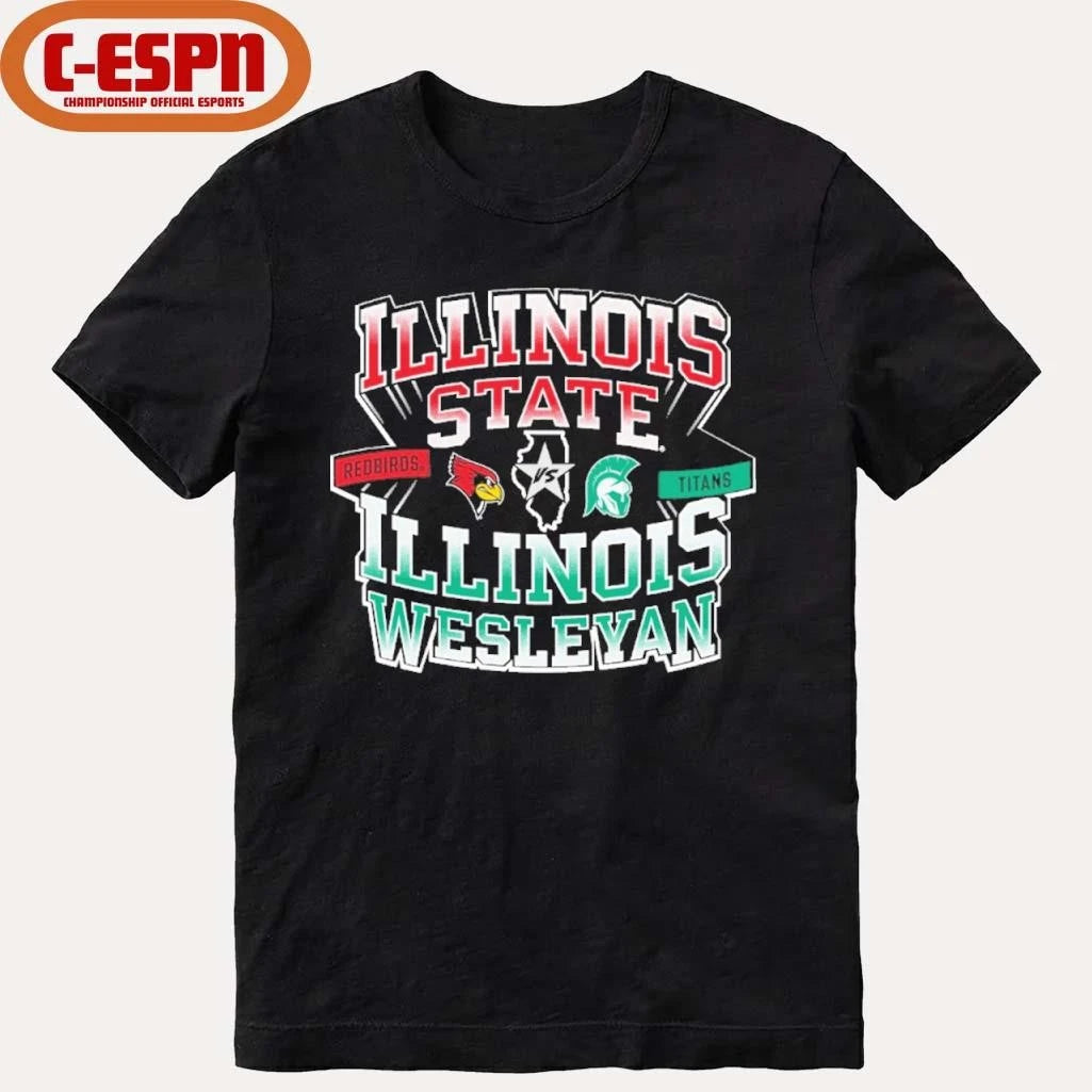 Official Illinois Wesleyan Redbirds vs Illinois Wesleyan Titans Basketball Shirt