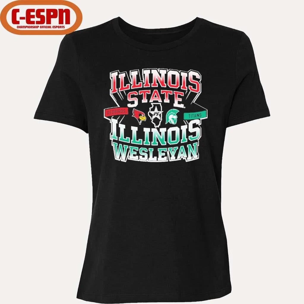 Official Illinois Wesleyan Redbirds vs Illinois Wesleyan Titans Basketball Shirt