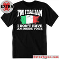 Official I’m Italian I Don’t Have An Inside Voice Italy Flag Shirt