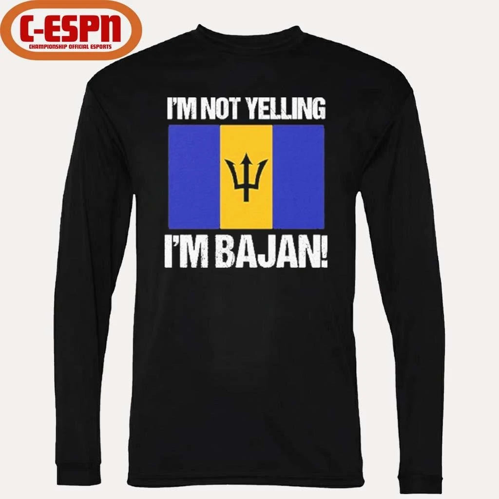 Official I’m Not Yelling I’m Bajan Shirt