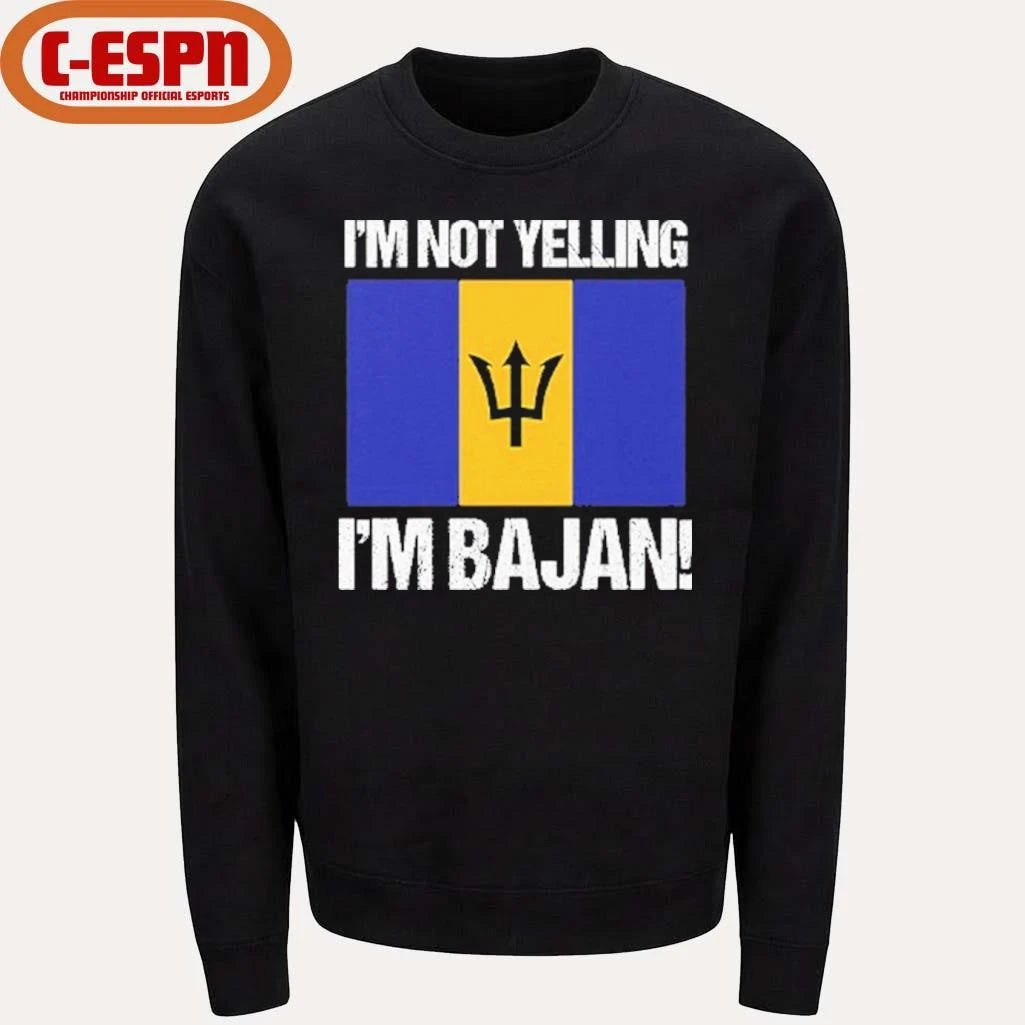 Official I’m Not Yelling I’m Bajan Shirt