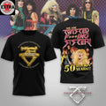 Official In Aeternum Contontorti Contontorti In Aeternum And We Are Twisted Sister 50th Rockin Years 2025 Logo Hoodie T-Shirt