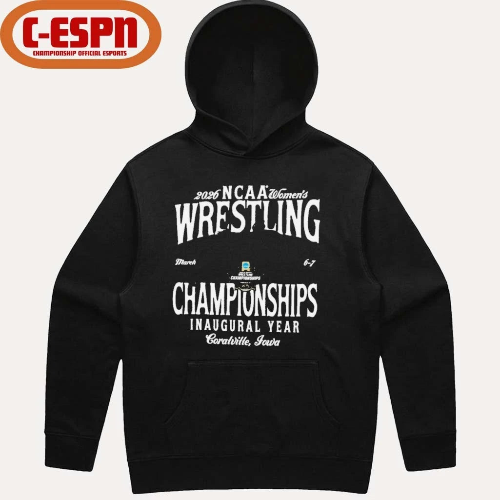 Official Inaugural Year 2026 NCAA Women’s Wrestling Championships T-Shirt