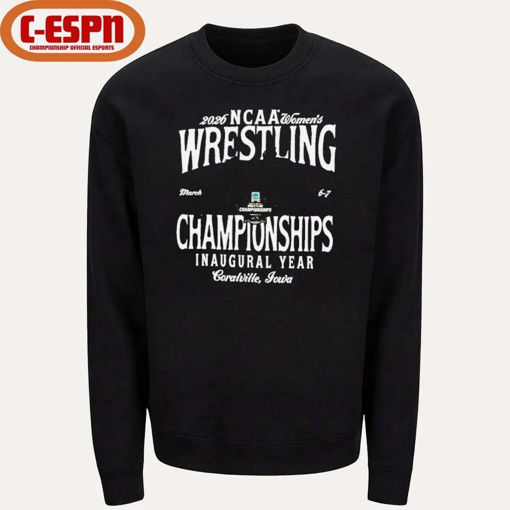 Official Inaugural Year 2026 NCAA Women’s Wrestling Championships T-Shirt