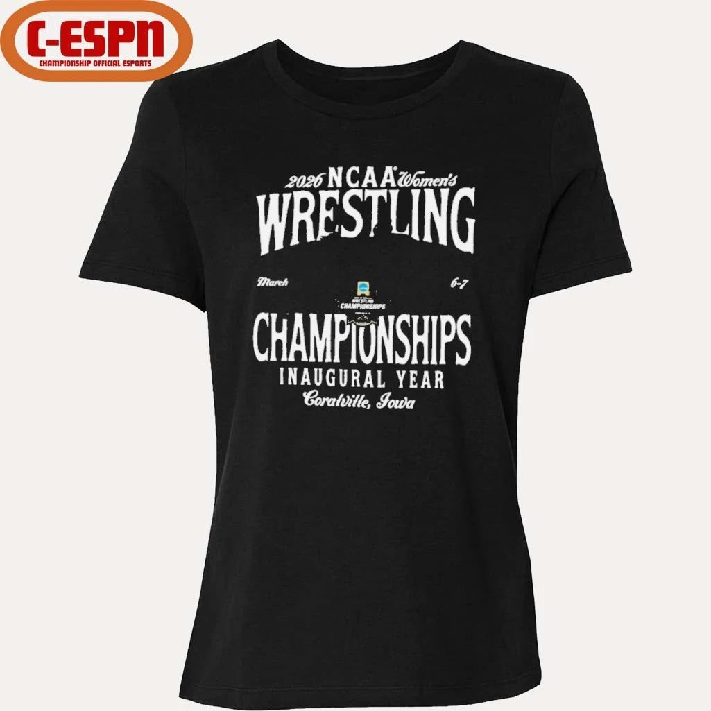Official Inaugural Year 2026 NCAA Women’s Wrestling Championships T-Shirt