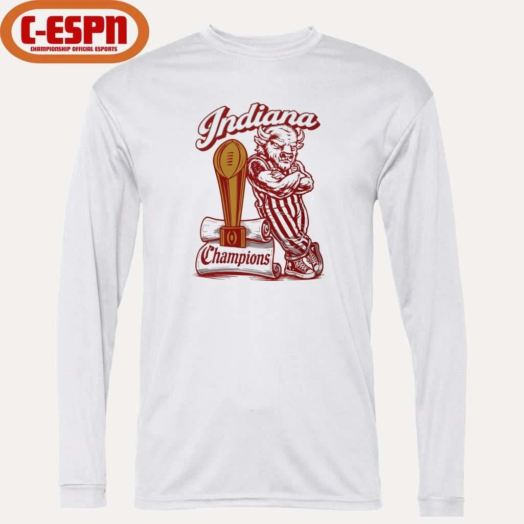 Official Indiana Bison National Champions Trophy shirt
