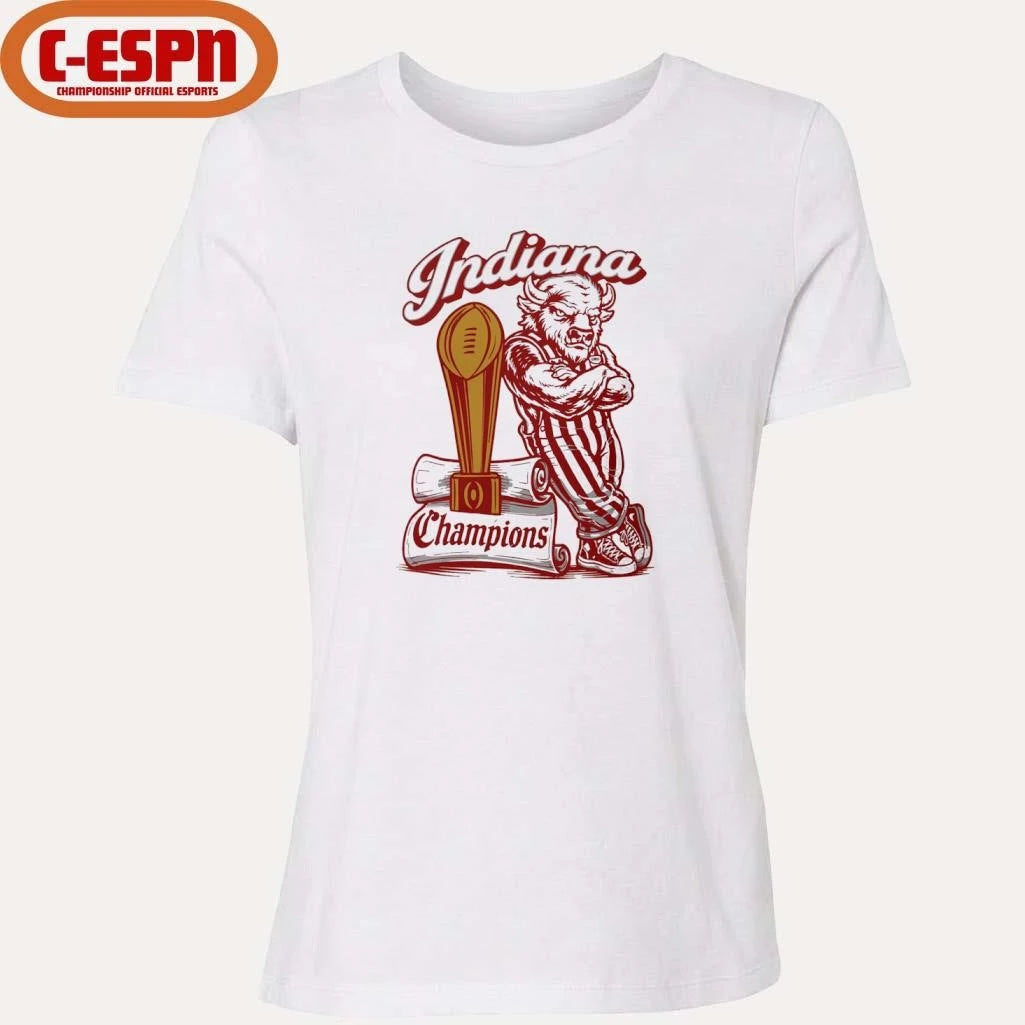 Official Indiana Bison National Champions Trophy shirt
