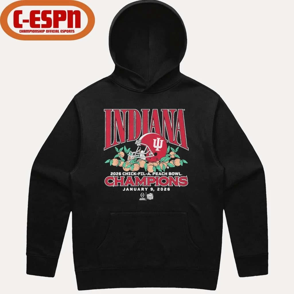 Official Indiana Football CFP Peach Bowl Champions Shirt
