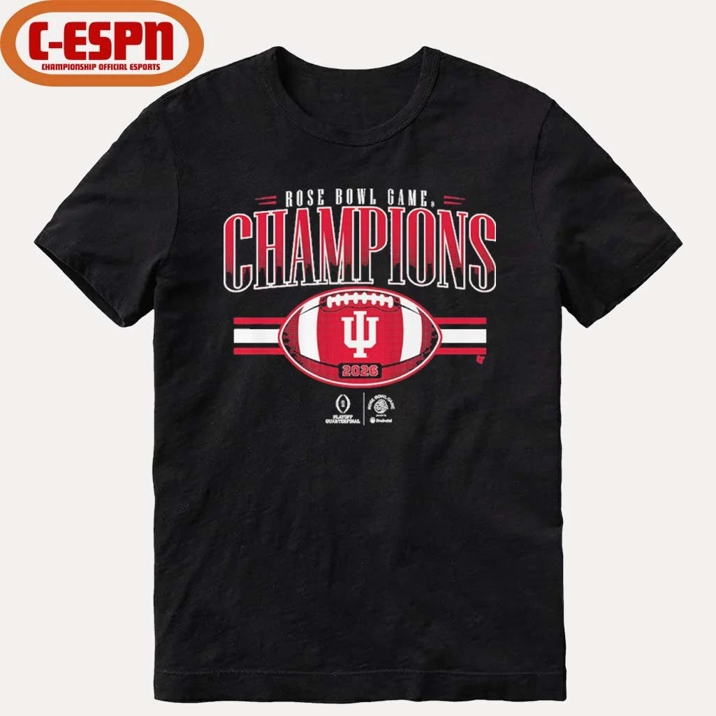 Official Indiana Football CFP Rose Bowl Champions Shirt