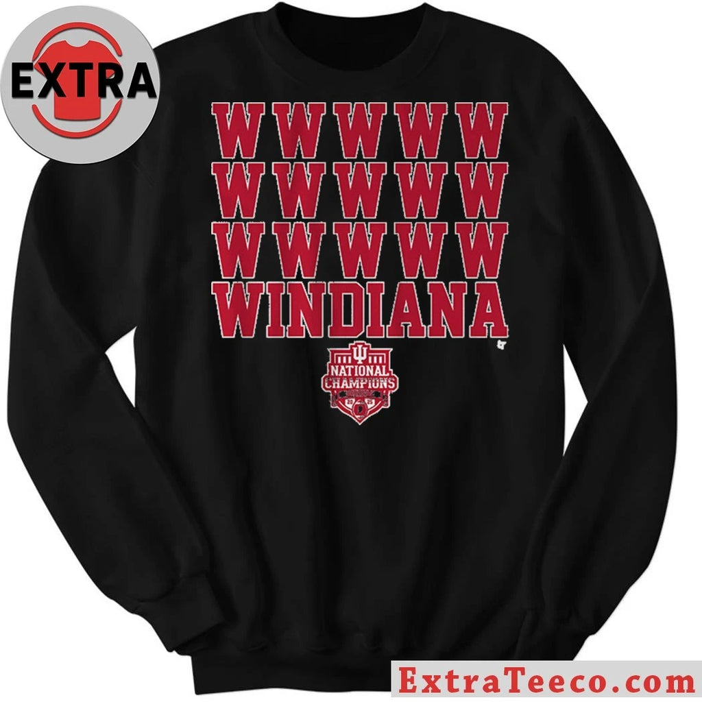 Official Indiana Football Windiana 2025 National Champions Shirt