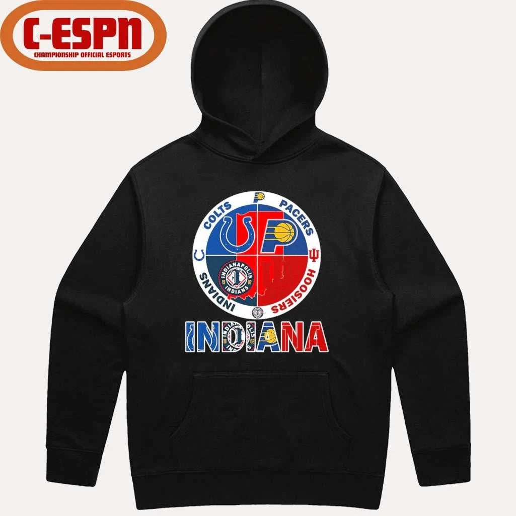 Official Indiana Sports Team Colts, Pacers, Hoosiers And Indians Shirt