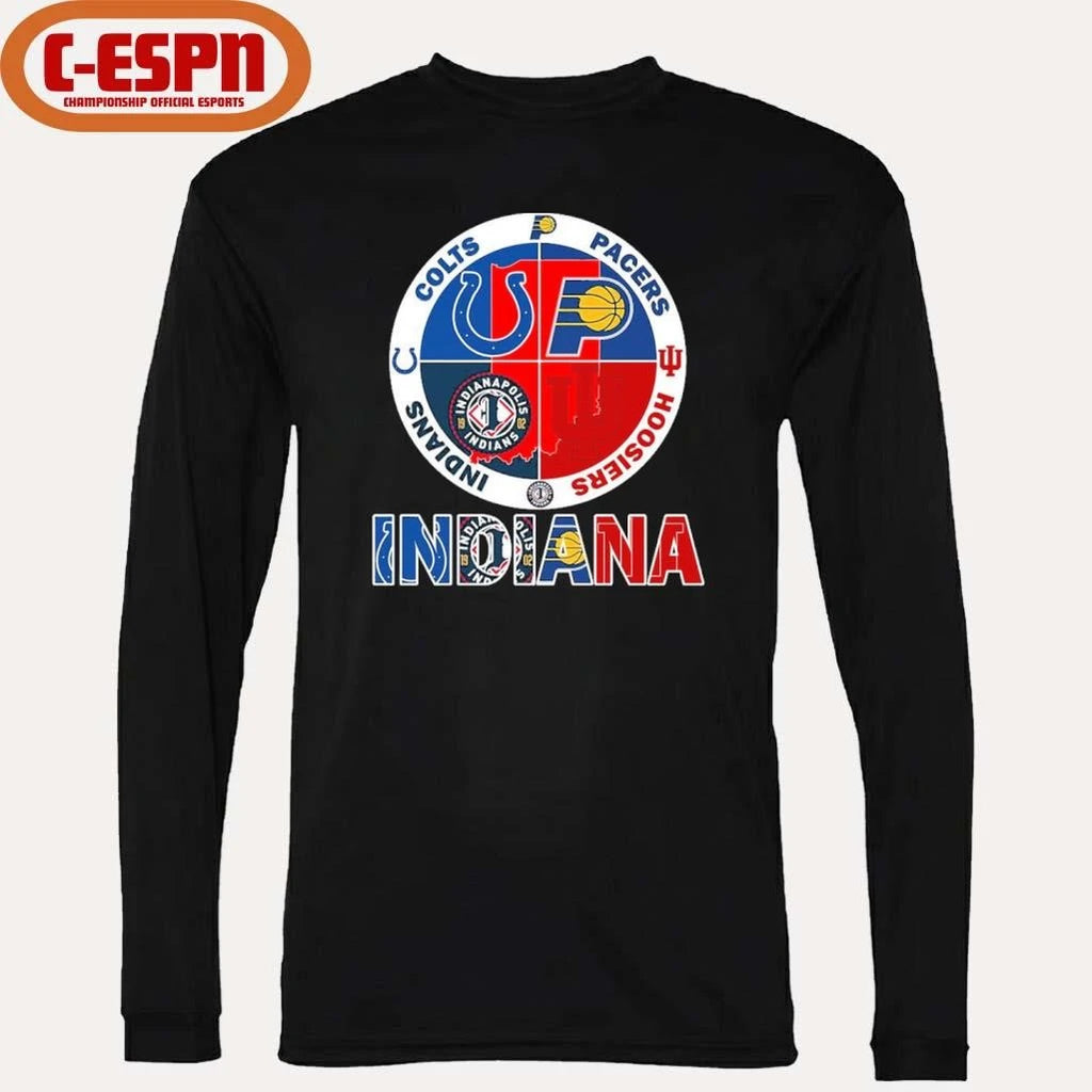 Official Indiana Sports Team Colts, Pacers, Hoosiers And Indians Shirt