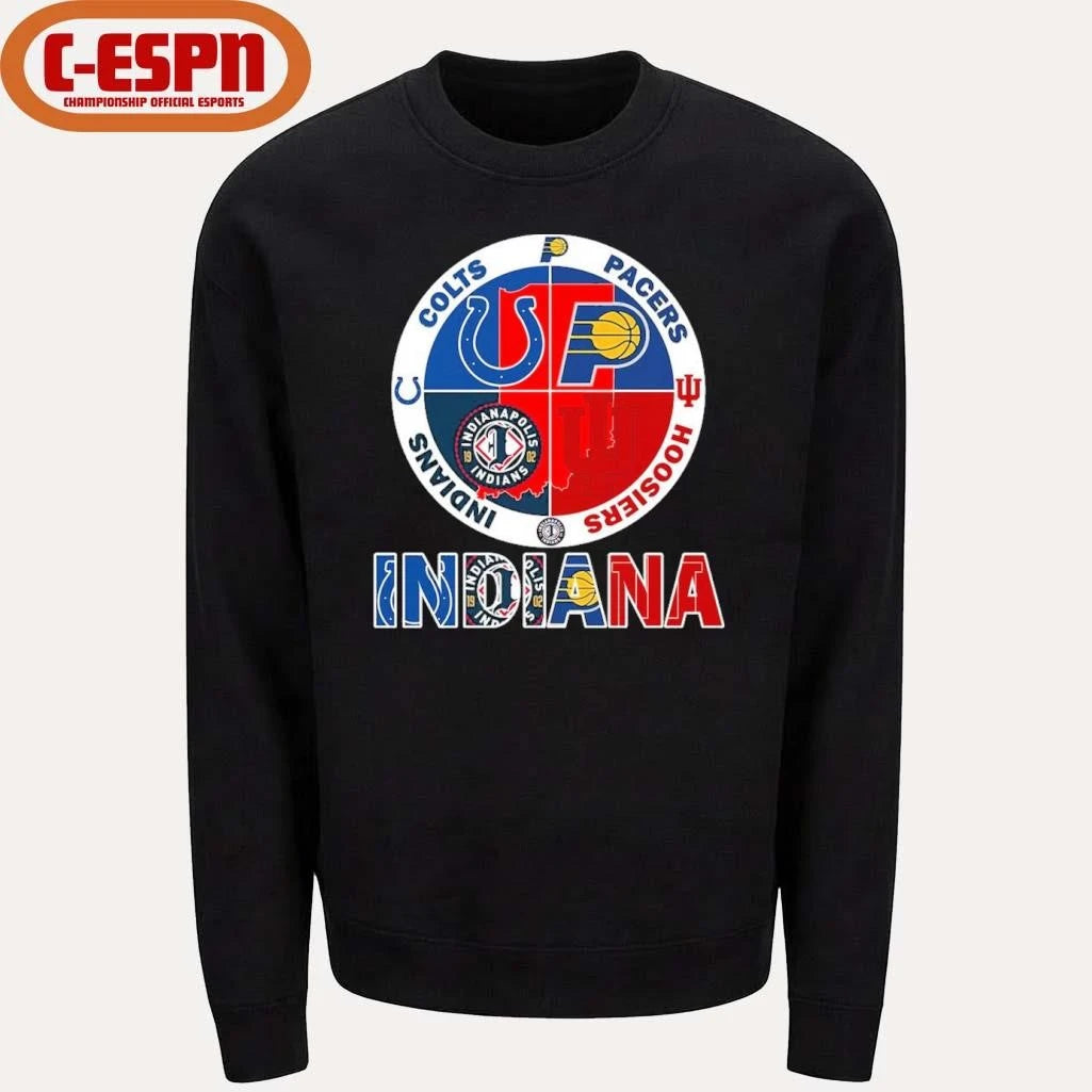 Official Indiana Sports Team Colts, Pacers, Hoosiers And Indians Shirt