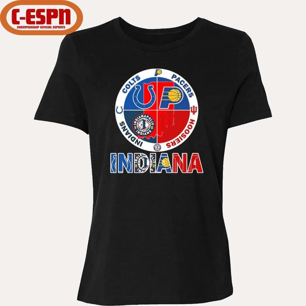 Official Indiana Sports Team Colts, Pacers, Hoosiers And Indians Shirt