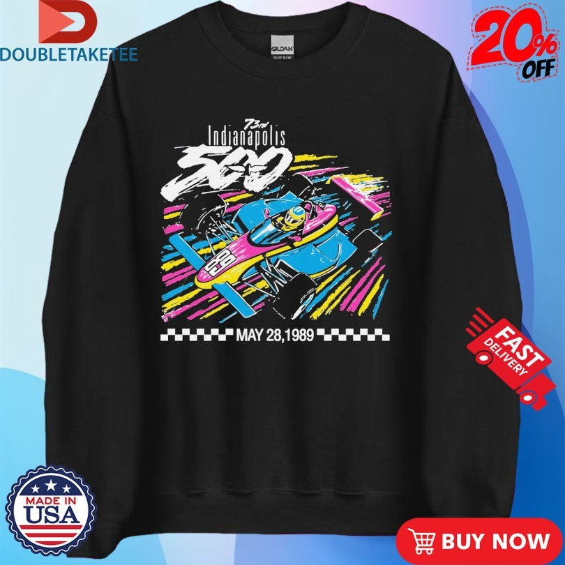Official Indianapolis 500 Speedway Motor 73rd 1989 Indy 500 Event Shirts