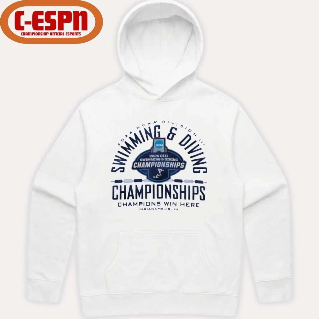 Official Indianapolis, IN 2026 NCAA DIII Swimming &amp; Diving Championships T-Shirt
