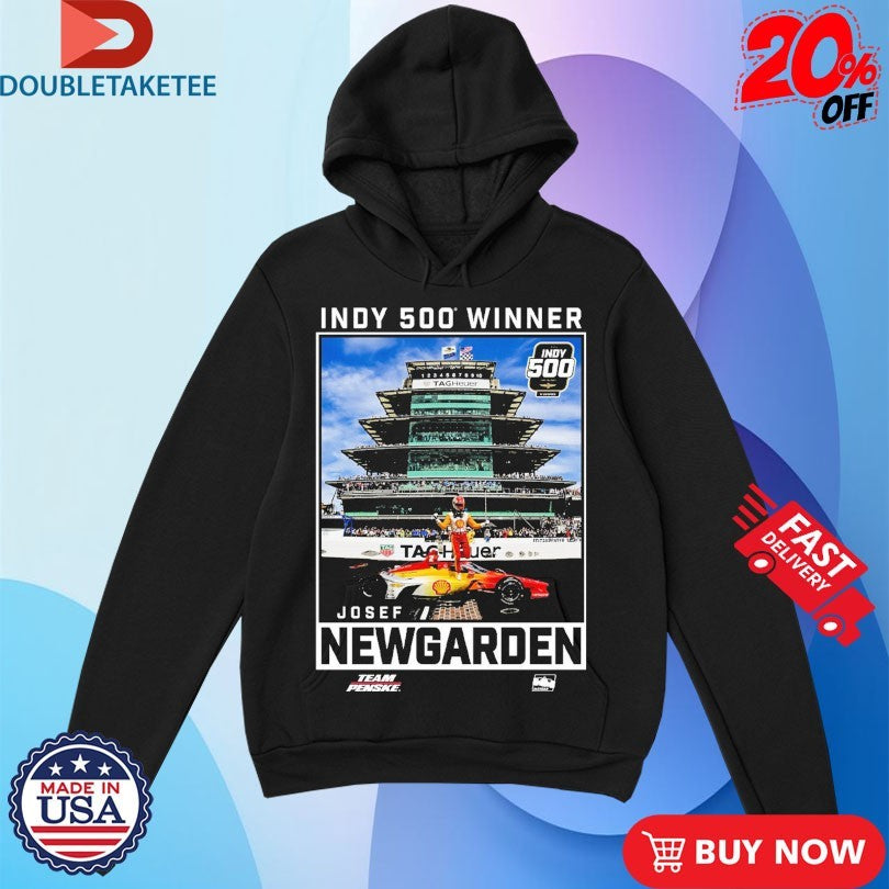 Official Indianapolis Motor Speedway 2023 Indy 500 Winner Josef Newgarden Team Penske Shirts