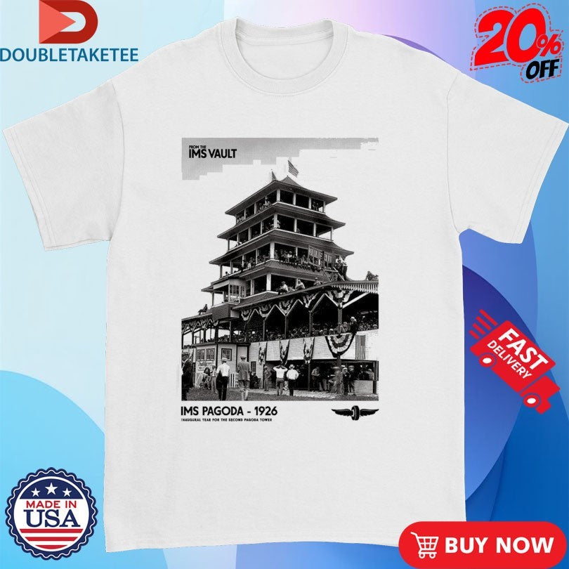 Official Indianapolis Motor Speedway From The IMS Vault Pagoda 1926 Shirts
