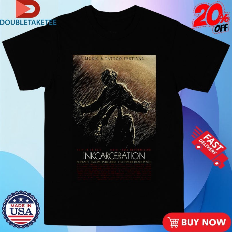 Official Inkcarceration Music &amp; Tattoo Festival Ohio 2025 Shirts