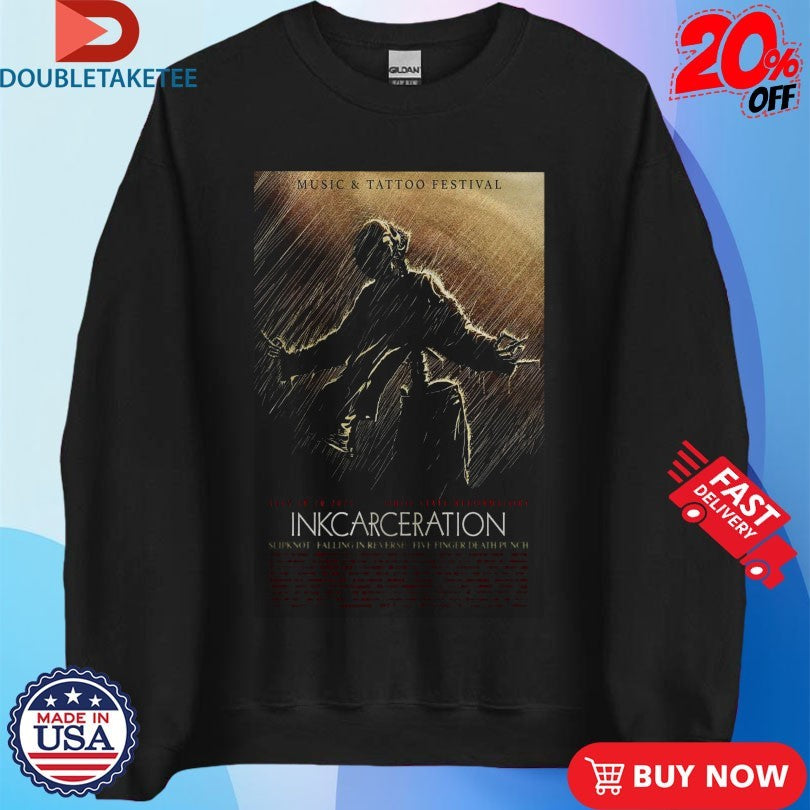 Official Inkcarceration Music &amp; Tattoo Festival Ohio 2025 Shirts
