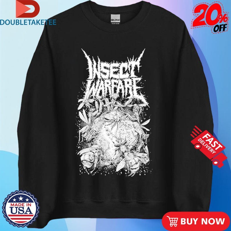 Official Insect Warfare At War With Grindcore T-Shirtss