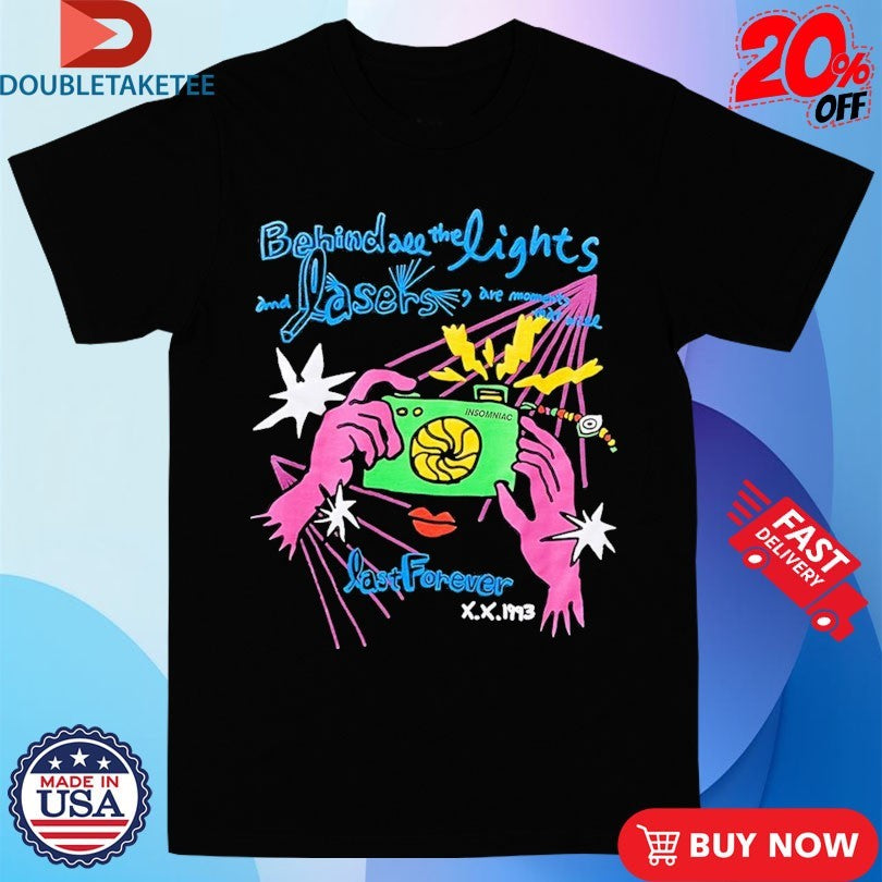 Official Insomniac Happy Memories Behind All The Lights Last Forever Shirts