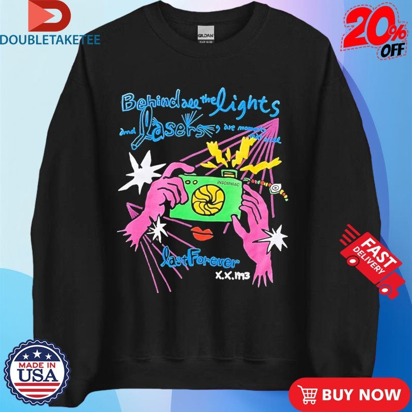 Official Insomniac Happy Memories Behind All The Lights Last Forever Shirts