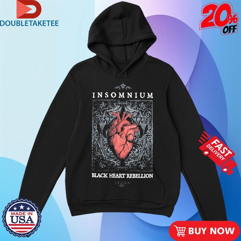 Official Insomnium Black Heart Rebellion Shirts