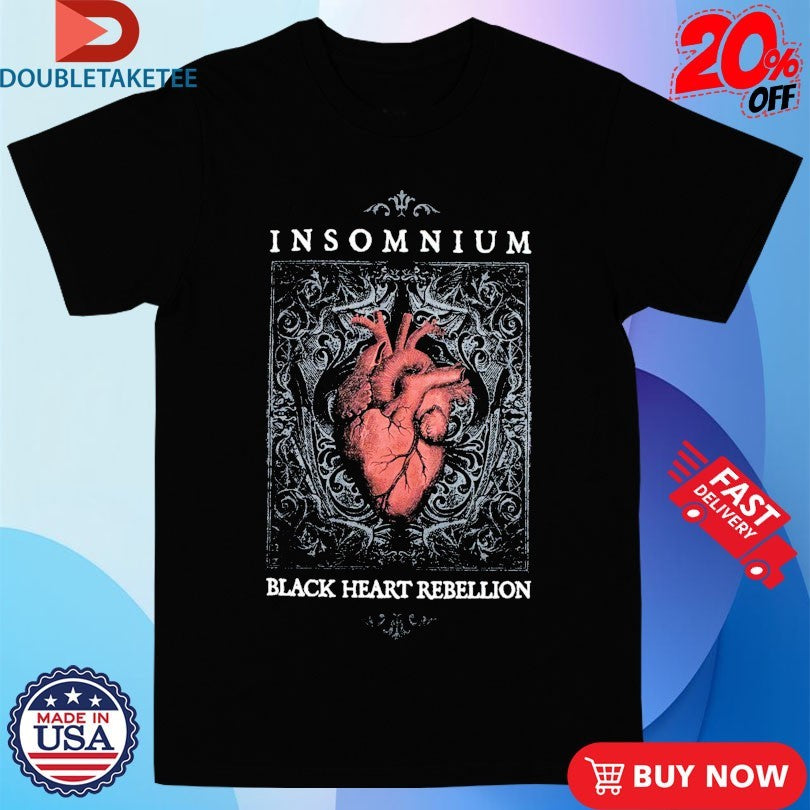 Official Insomnium Black Heart Rebellion Shirts