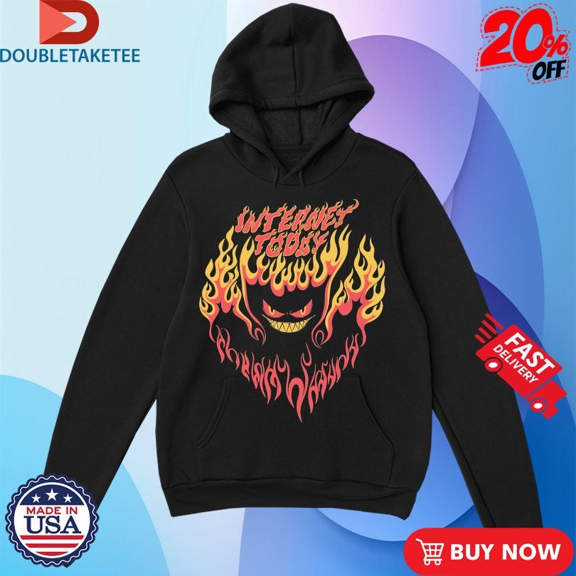 Official Internet Today Devil Boy Flames Shirts