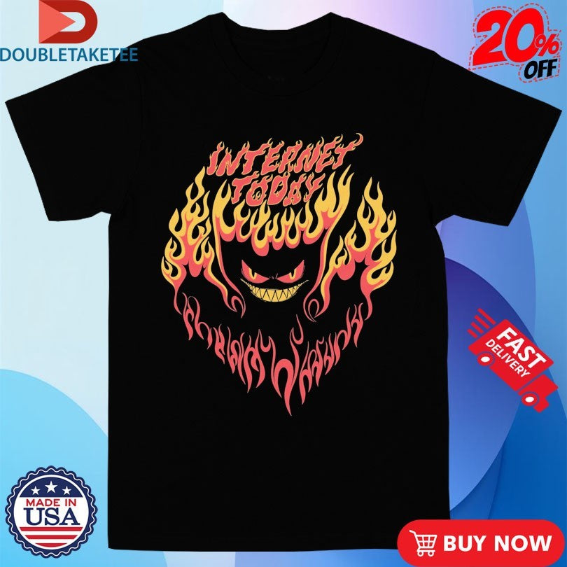 Official Internet Today Devil Boy Flames Shirts