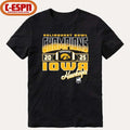 Official Iowa Hawkeyes 2025 Reliaquest Bowl Champions Official T-Shirt