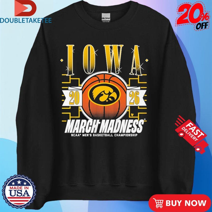 Official Iowa Hawkeyes NCAA Men’s Basketball Champions 2026 March Madness Shirts