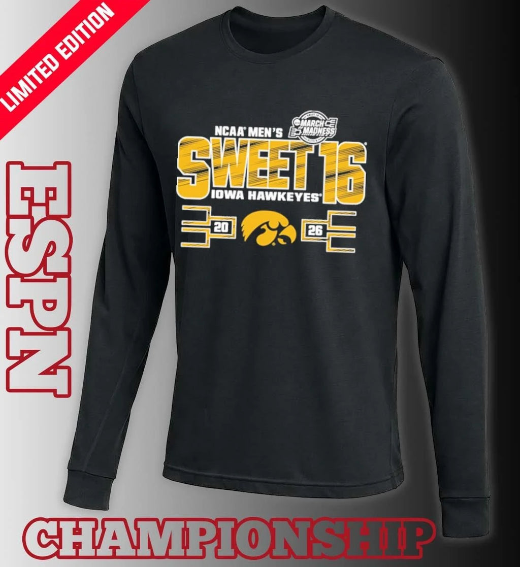 Official Iowa Hawkeyes NCAA Men’s Basketball Sweet 16 Shirt