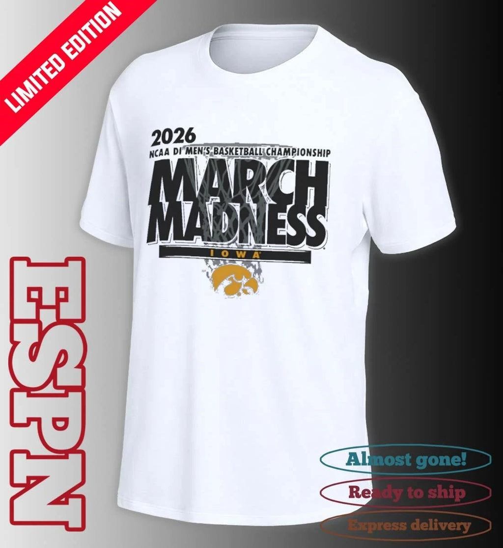 Official Iowa Men’s Basketball Single Team NCAA March Madness Shirt