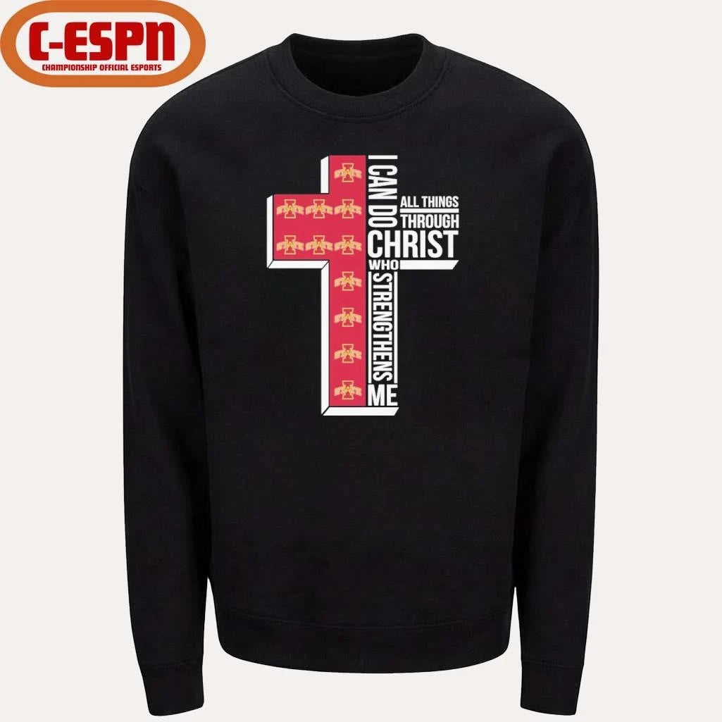 Official Iowa State Basketball I Can Do All Things Through Christ Who Strengthens Me Shirt