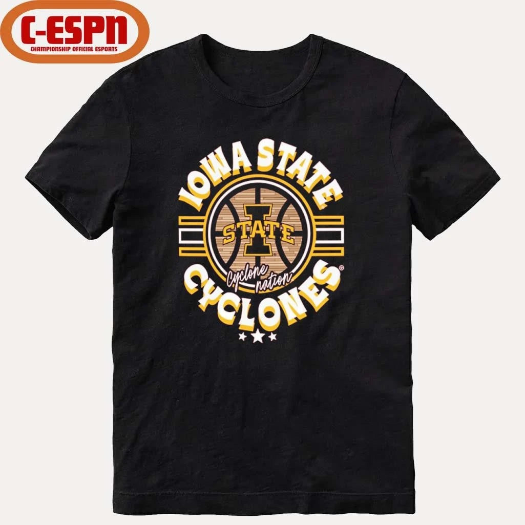 Official Iowa State Cyclones Basketball Court Ball Shirt
