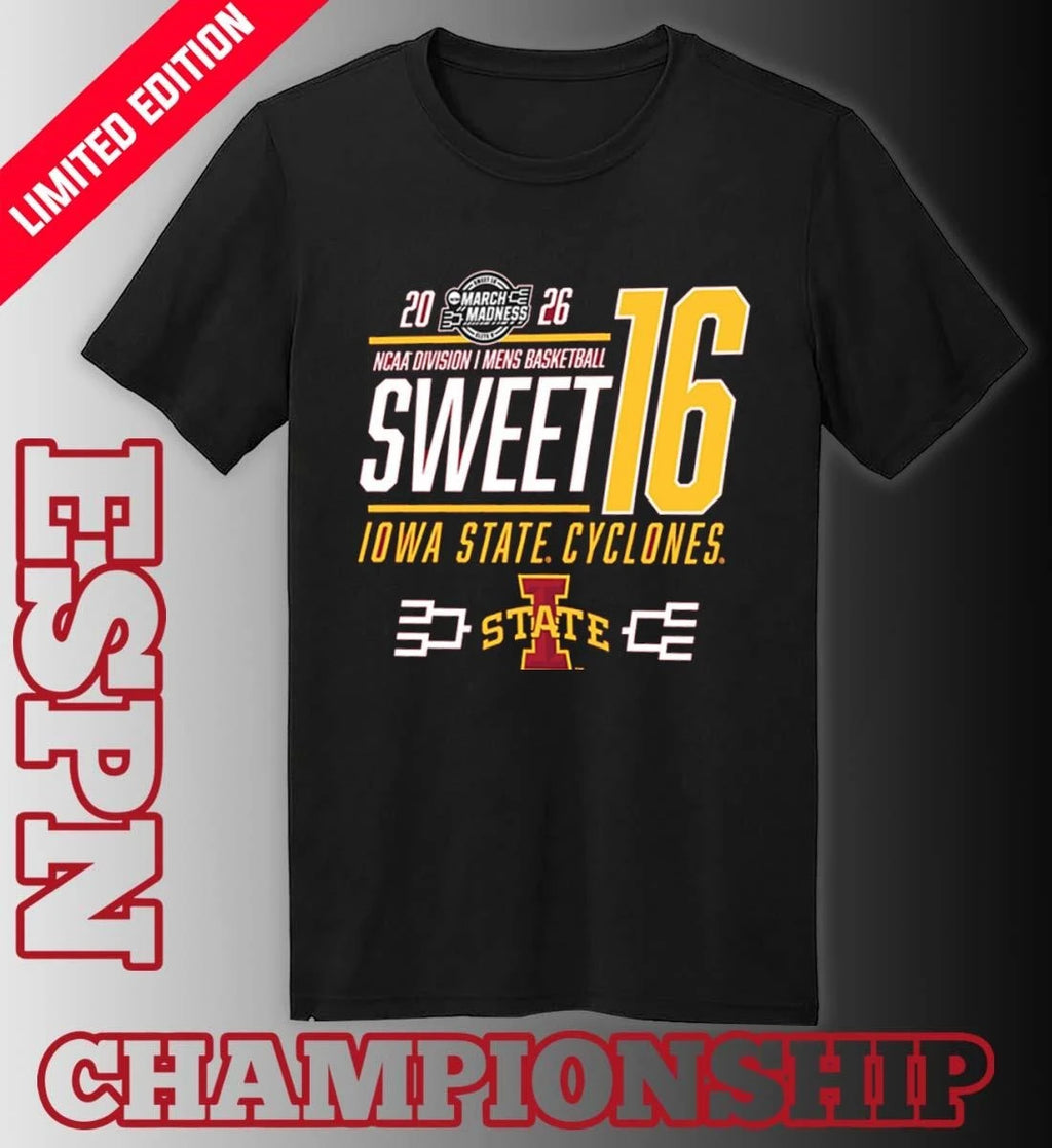 Official Iowa State Cyclones NCAA Men’s Basketball Sweet 16 Shirt