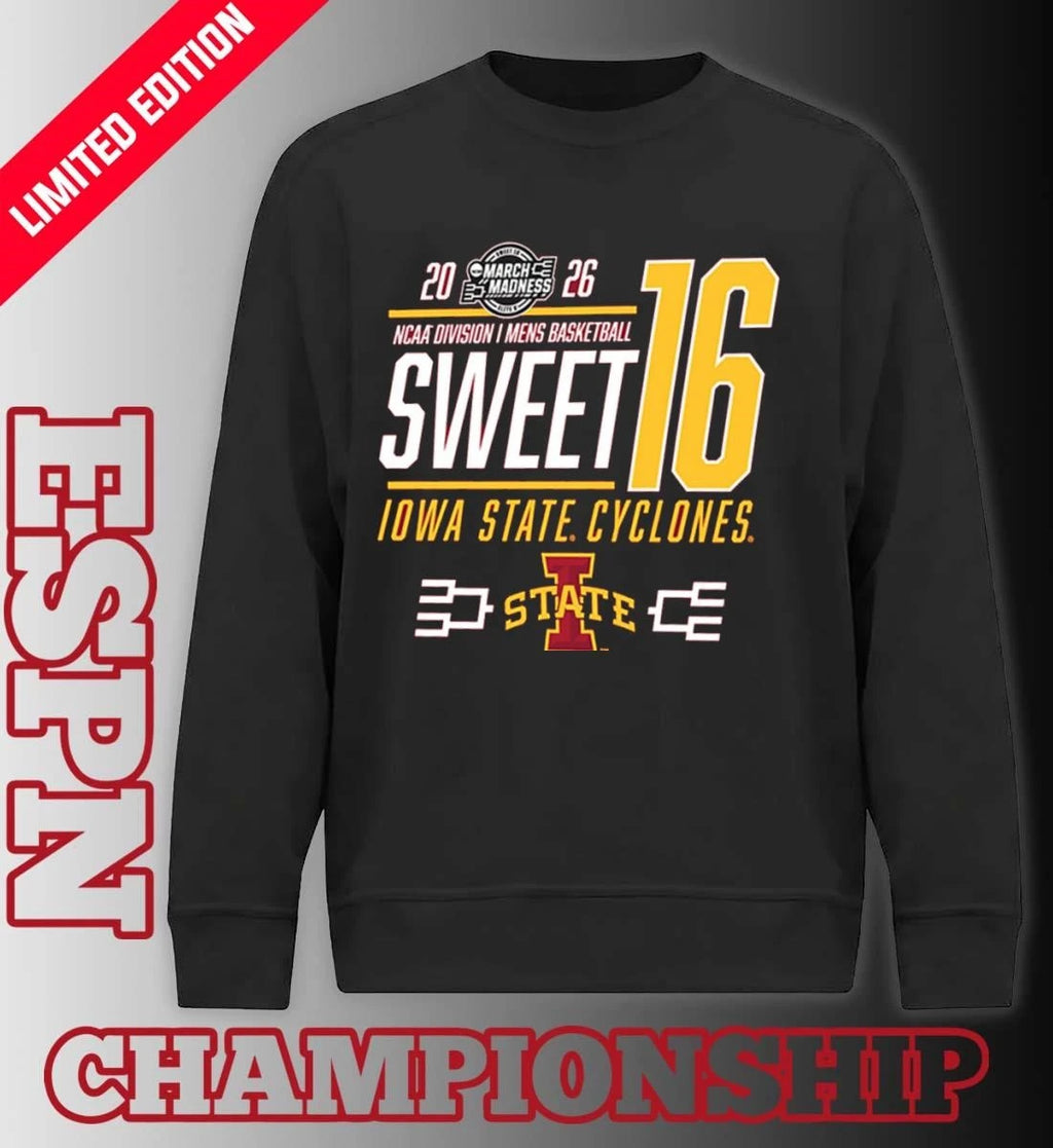 Official Iowa State Cyclones NCAA Men’s Basketball Sweet 16 Shirt