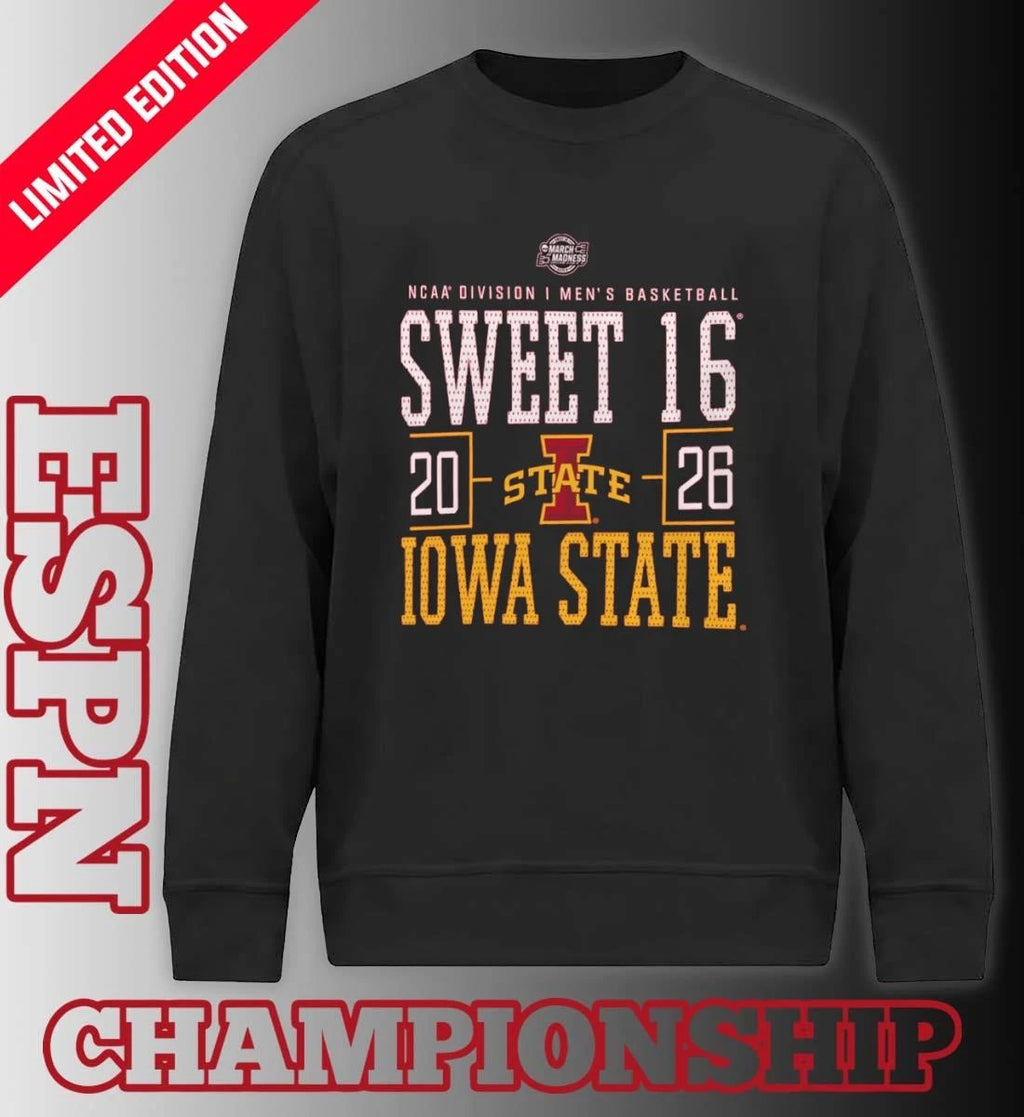 Official Iowa State Men’s Basketball Sweet 16 Shirt