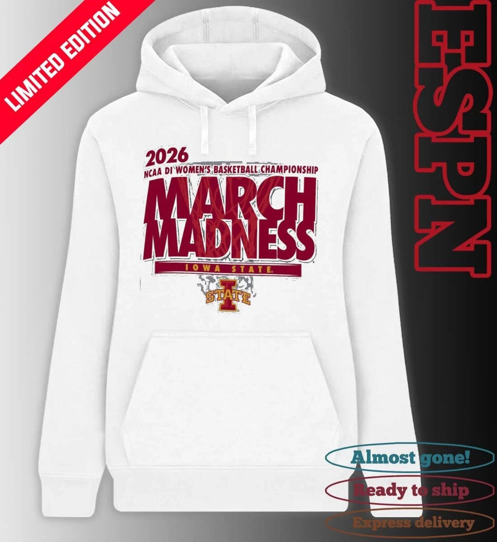 Official Iowa State Women’s Basketball Single Team 2026 NCAA March Madness Shirt