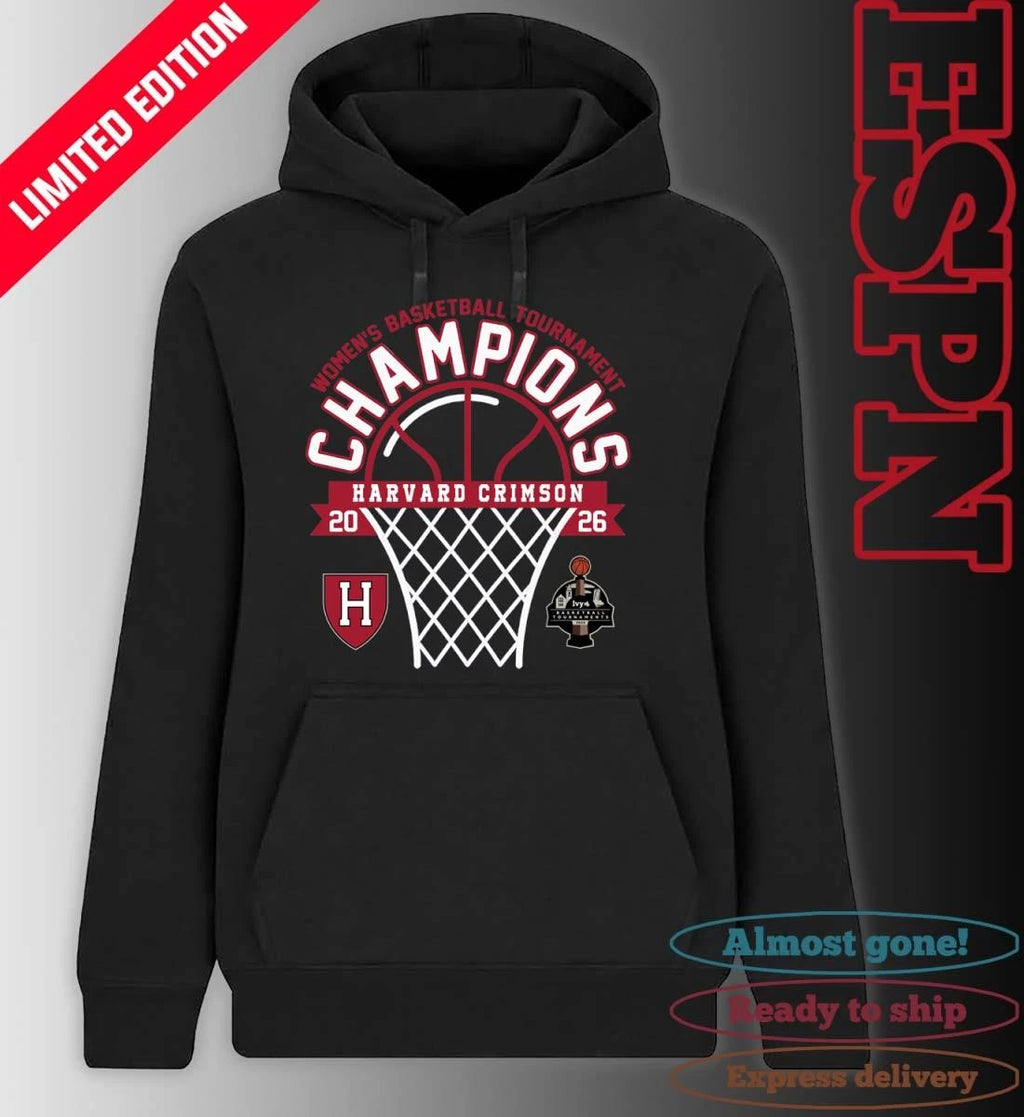 Official Ivy League Women’s Basketball Tournament Champions 2026 Harvard Crimson T-Shirt