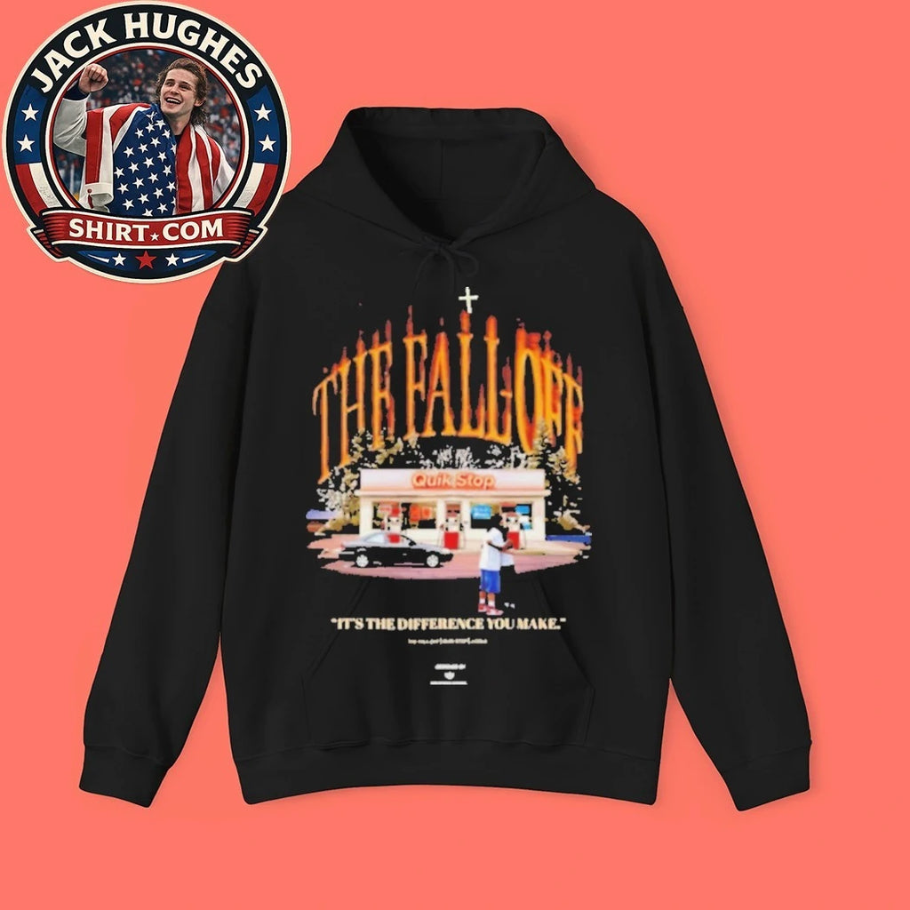 Official J Cole The Fall Off Quik Stop Gas Station Scene Rap Shirt